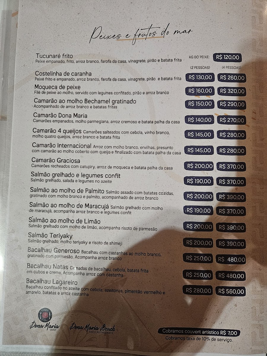 Menu Dona Maria Beach-7