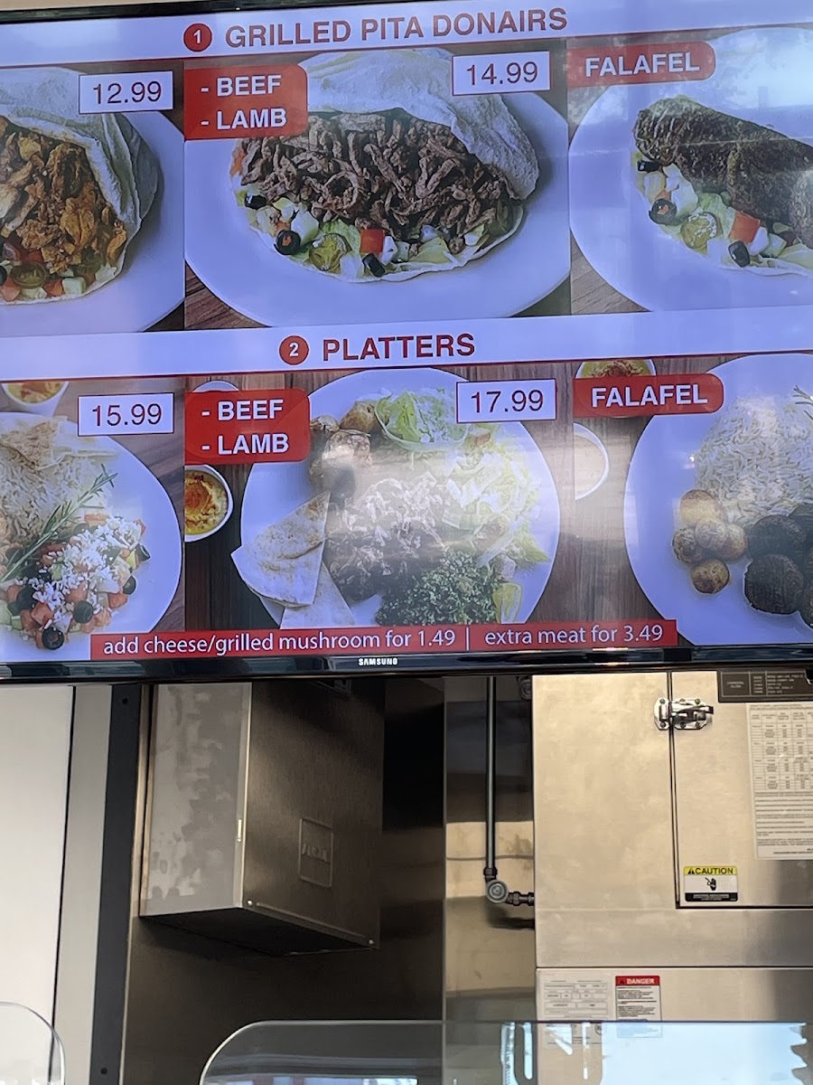 Menu Donair Dude Mediterranean Eatery Terminal Ave-1