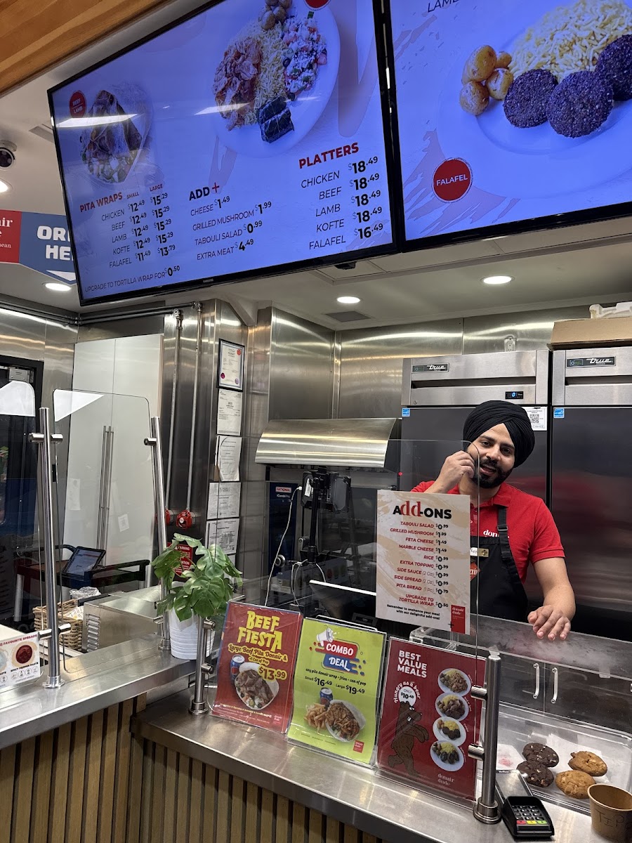 Menu Donair Dude Mediterranean Eatery Terminal Ave-7