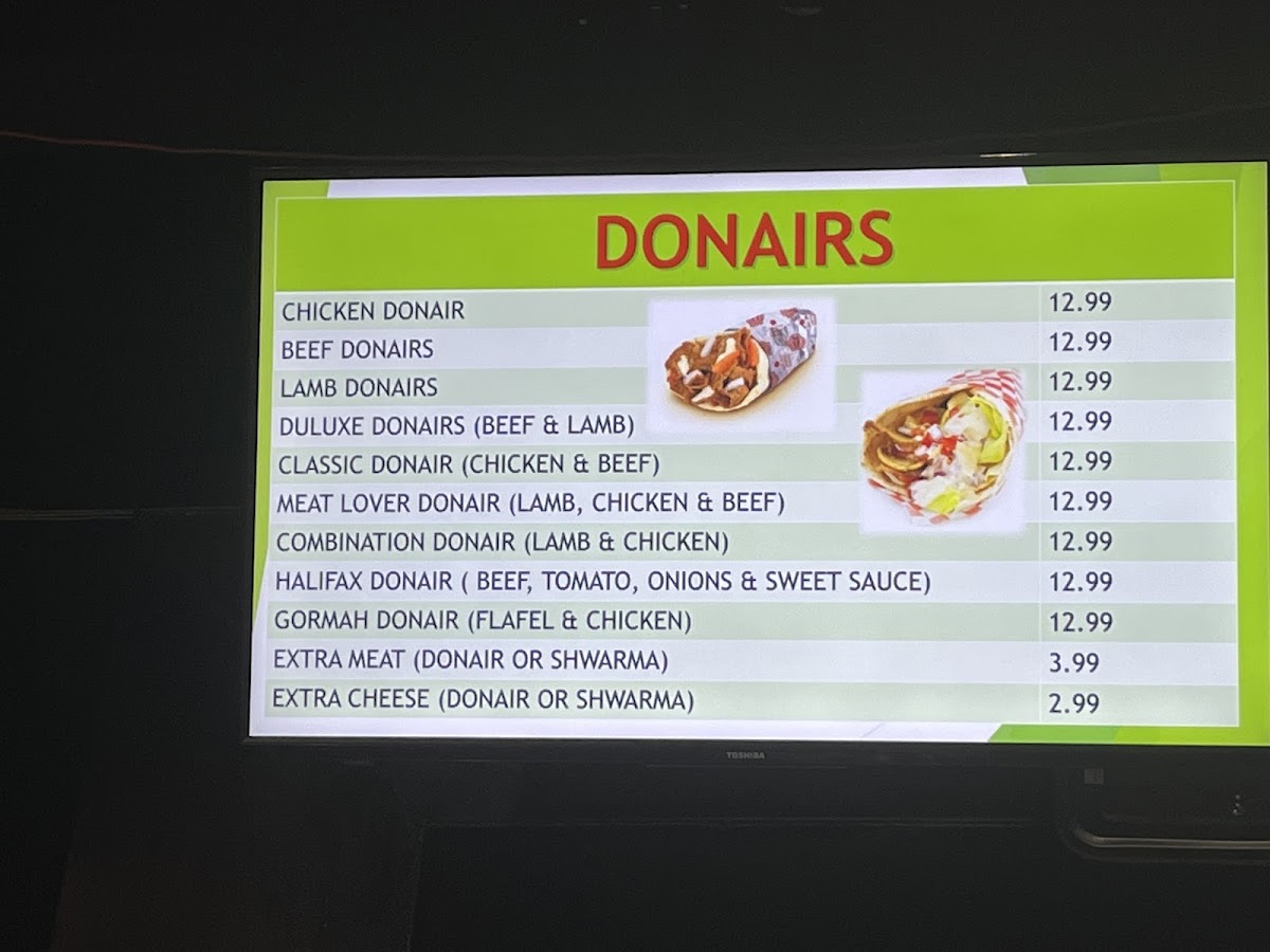 Menu Donairo's-3
