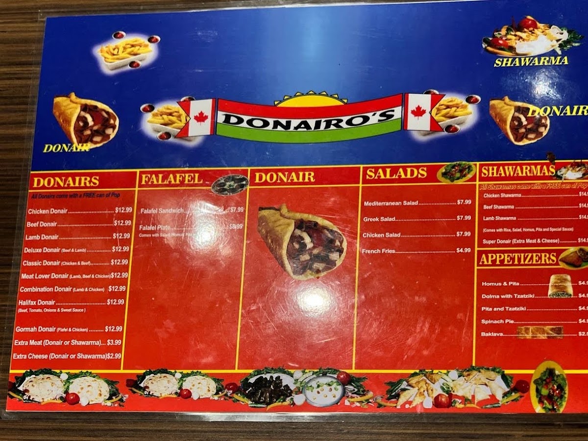 Menu Donairo's-4
