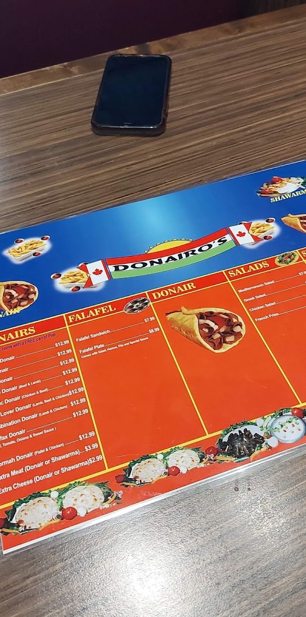 Menu Donairo's-8