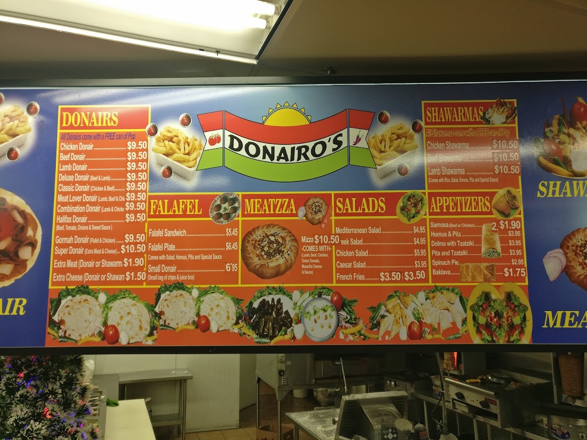Menu Donairo's-9
