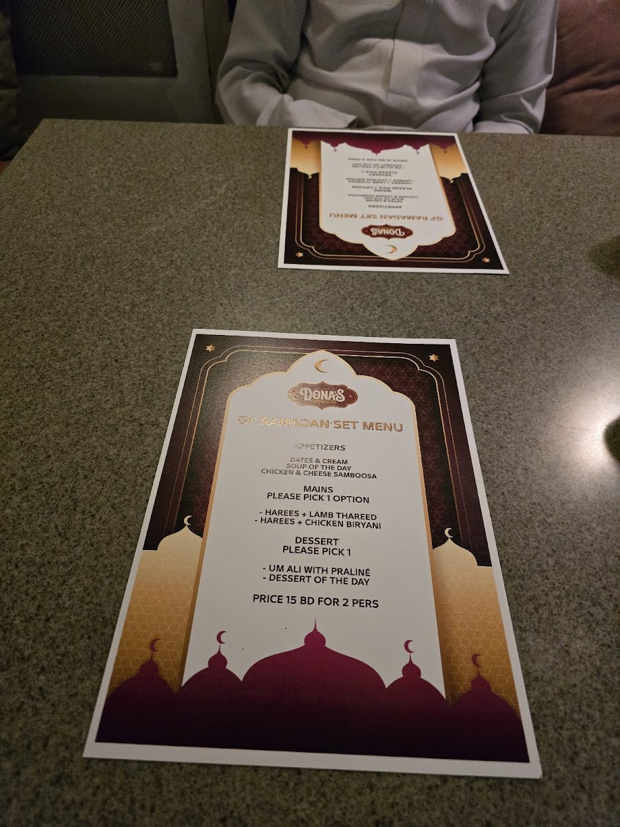 Menu Dona’S Wonders At Lugmatina-1