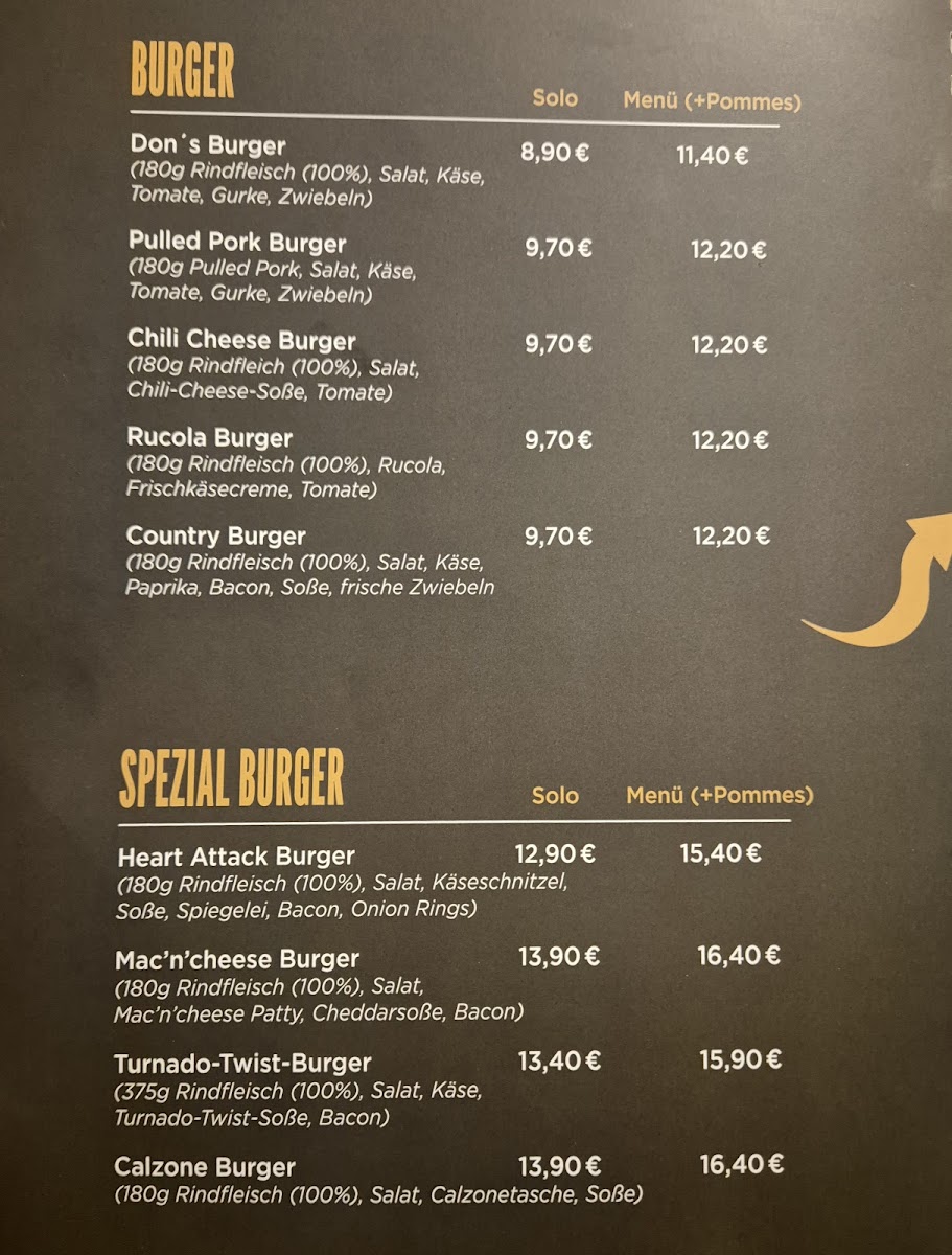 Menu Don's Diner-10