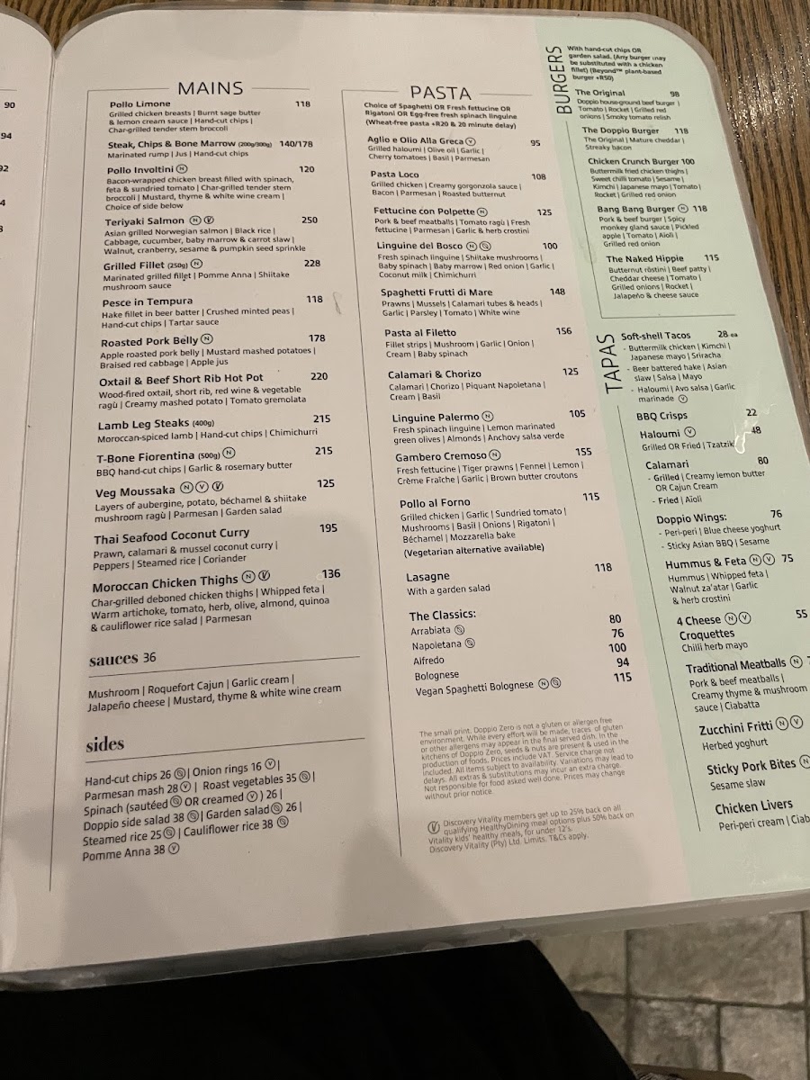 Menu Doppio Zero Bel Air-2