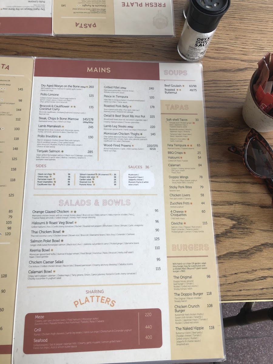 Menu Doppio Zero Sandton-10