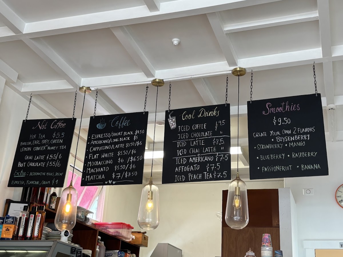 Menu Dora's On Collingwood-2
