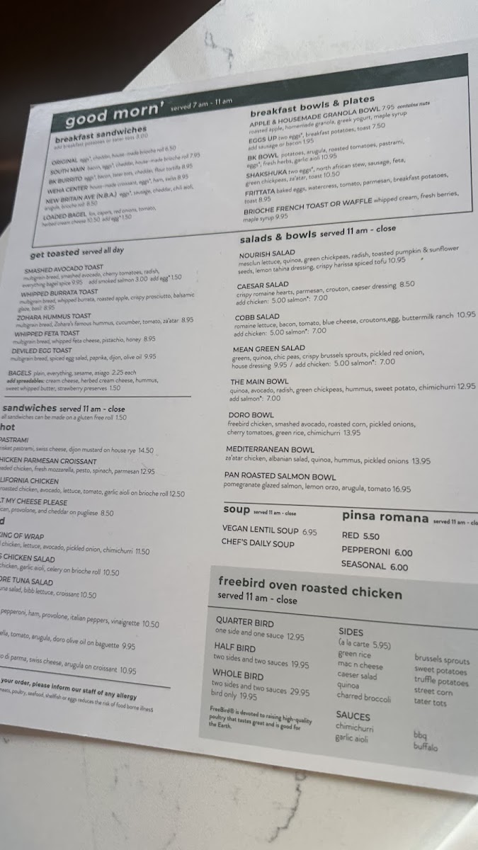 Menu Doro Marketplace - Wethersfield-4