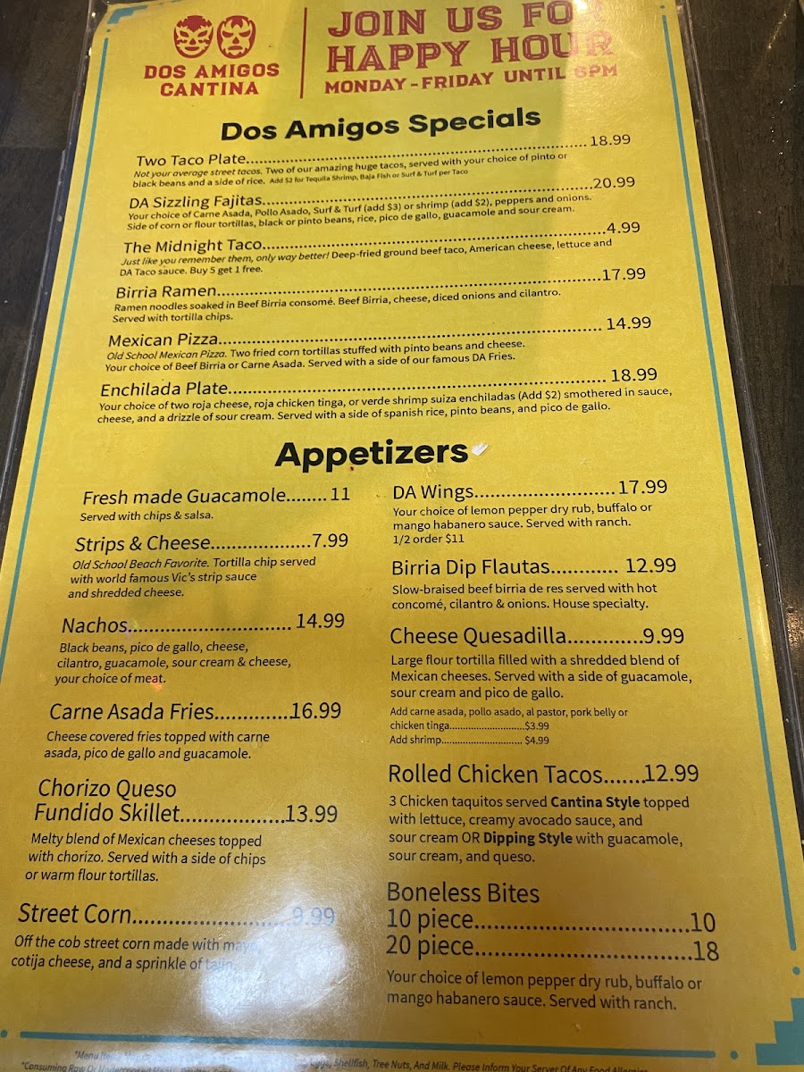 Menu Dos Amigos Cantina-3