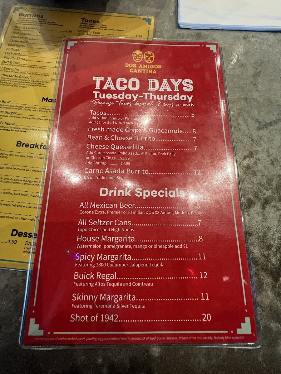 Menu Dos Amigos Cantina-8