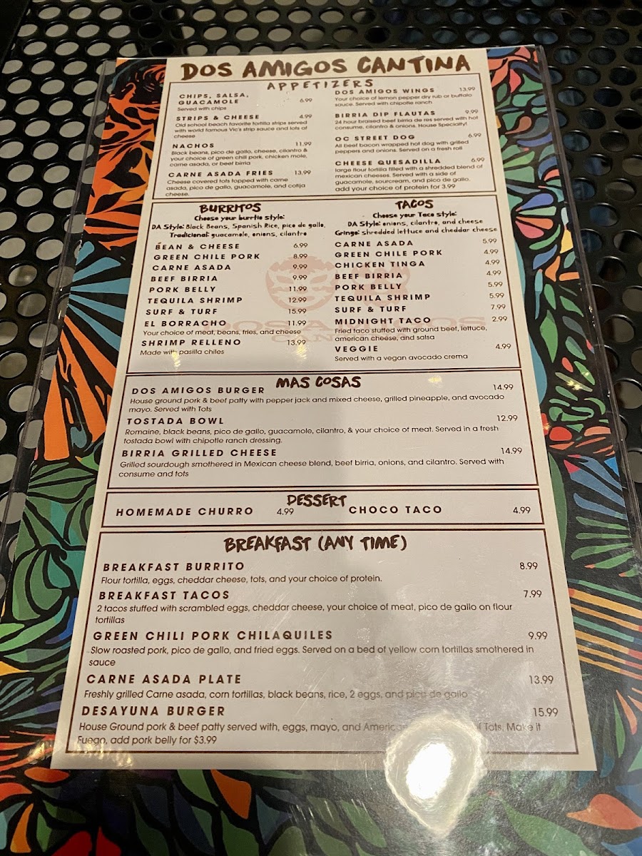 Menu Dos Amigos Cantina-9