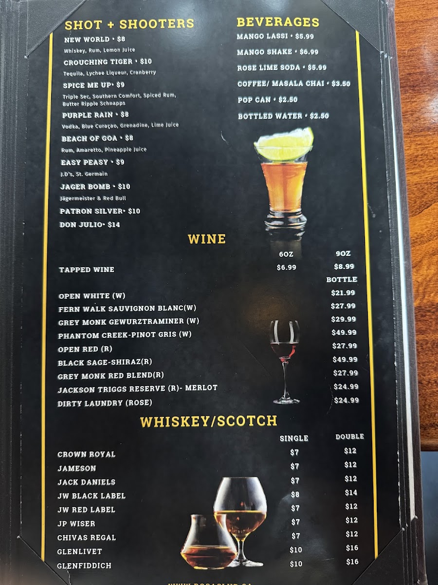 Menu Dosa Club Indian Kitchen & Bar-7