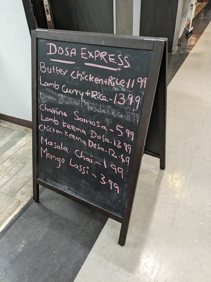 Menu Dosa Express-8