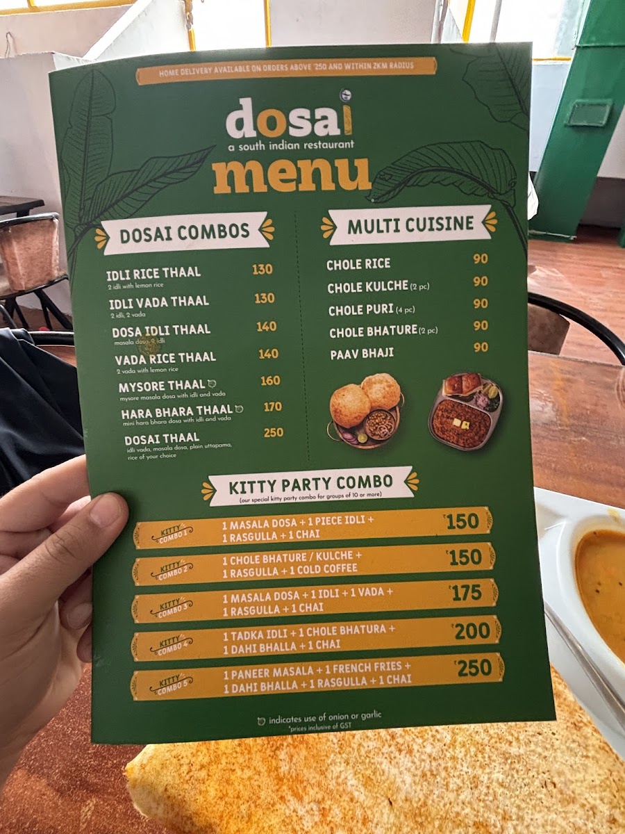 Menu Dosai A South Indian Restaurant-2