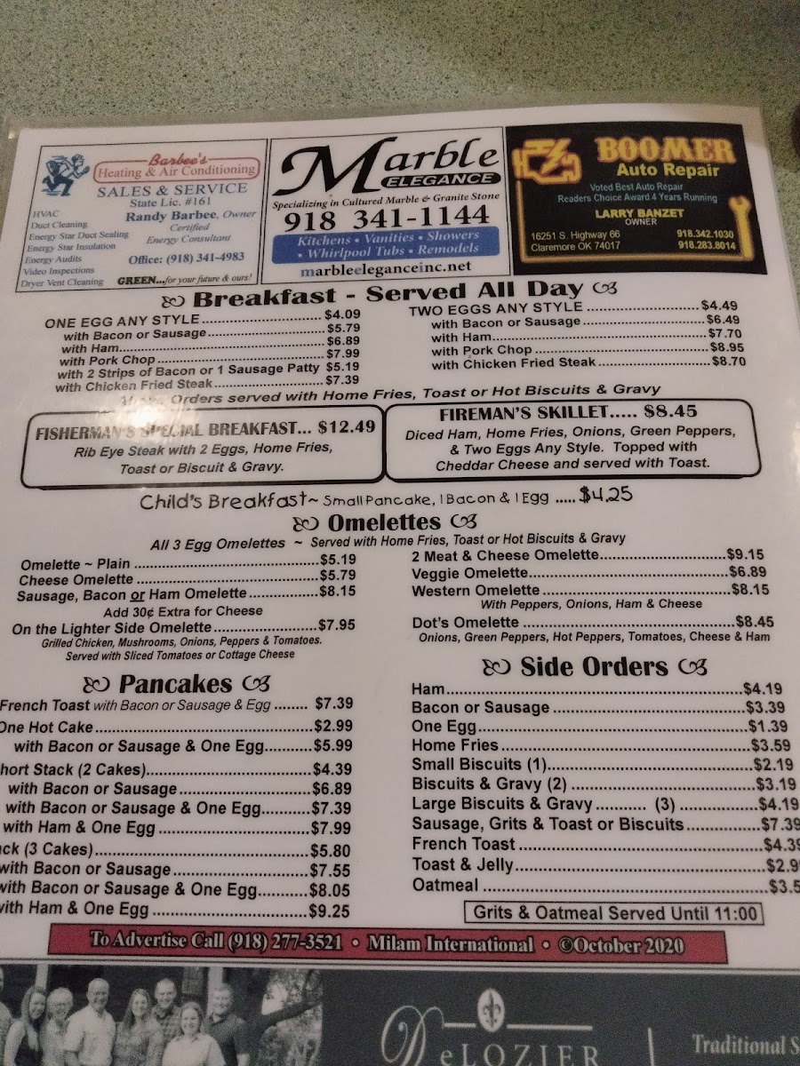 Menu Dot's Cafe-3