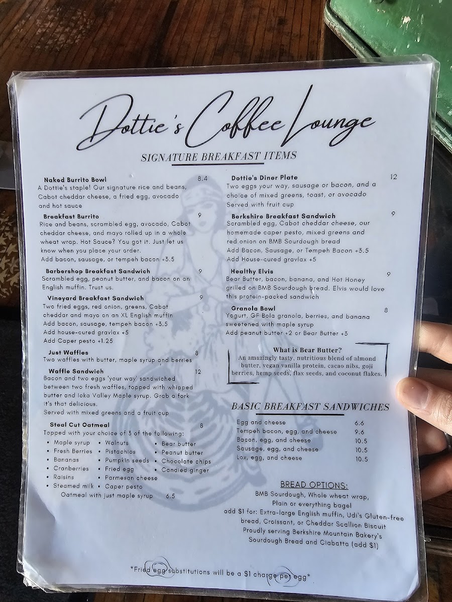 Menu Dottie's Coffee Lounge-5