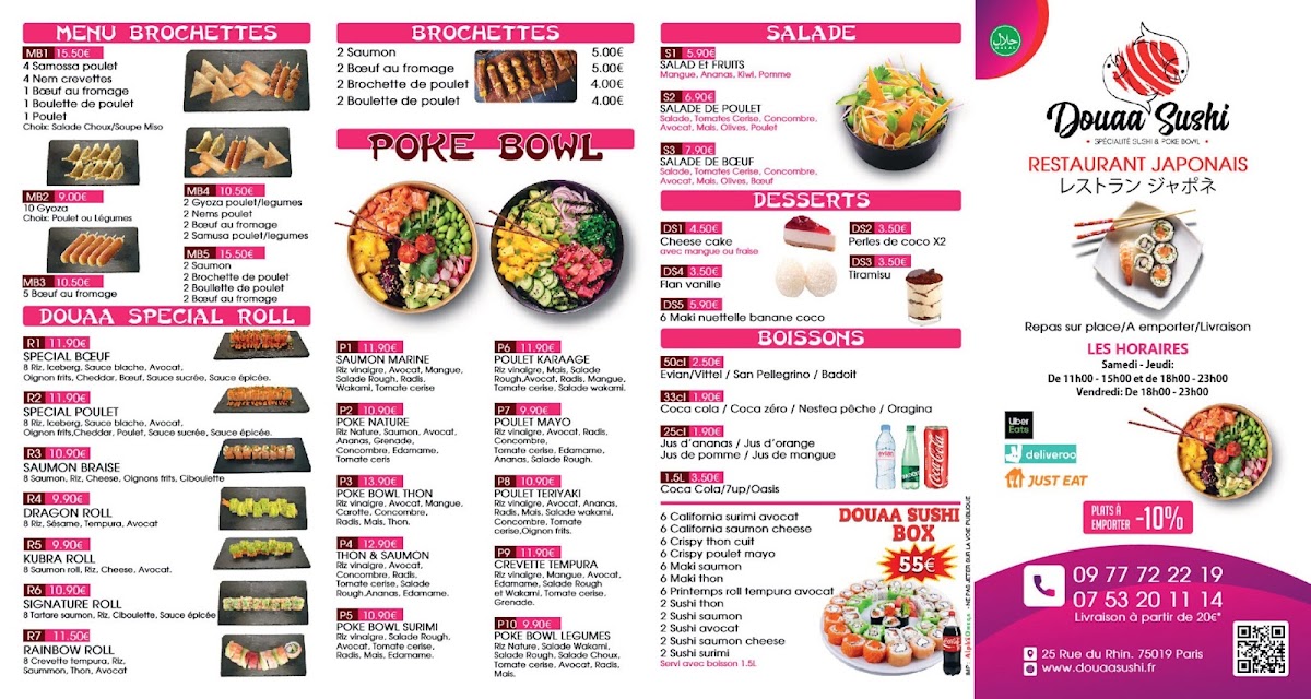 Menu Douaa Sushi-1