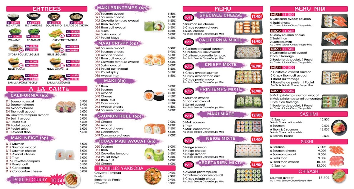 Menu Douaa Sushi-2