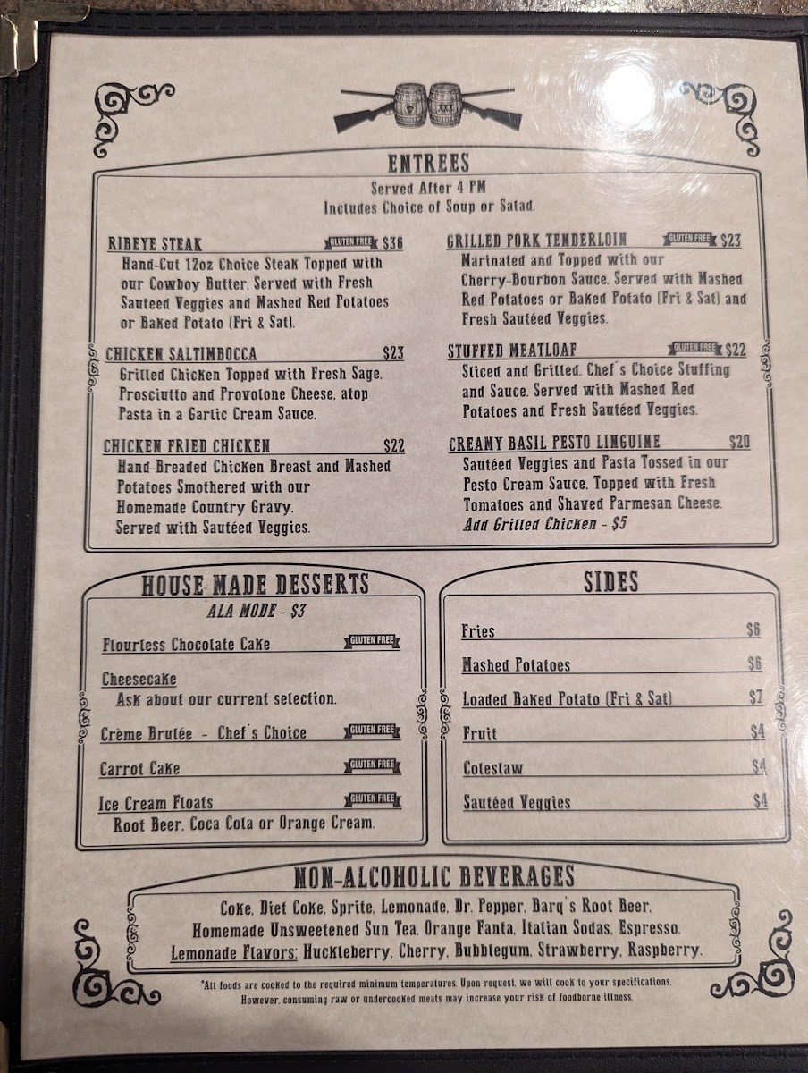 Menu Double Barrel Craft Kitchen And Taphouse-7