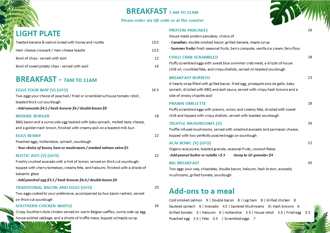 Menu Double Barrel Kitchen And Bar-2