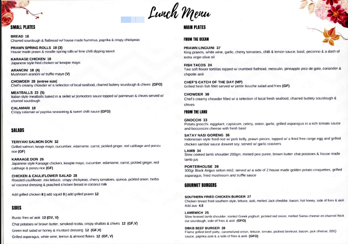 Menu Double Barrel Kitchen And Bar-3