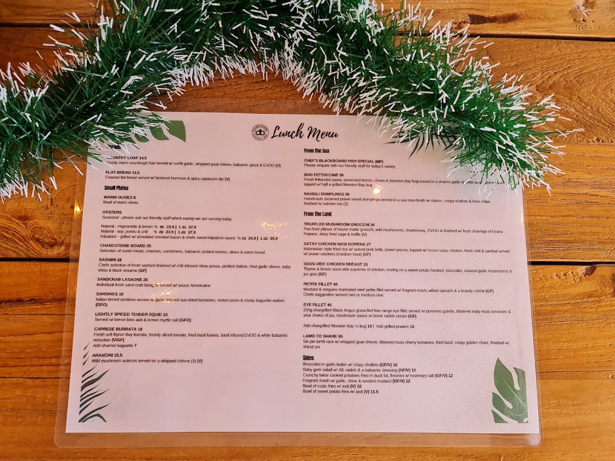 Menu Double Barrel Kitchen And Bar-8