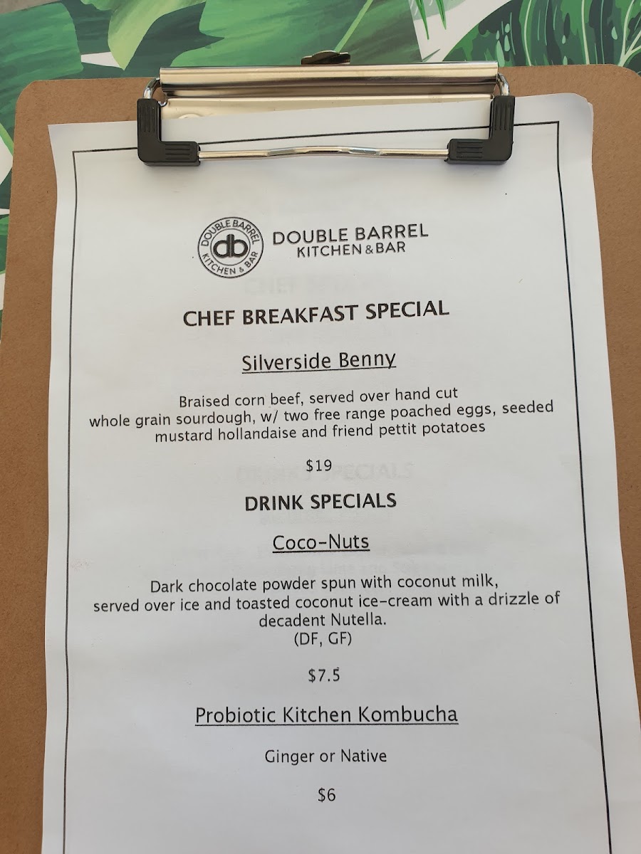 Menu Double Barrel Kitchen And Bar-9
