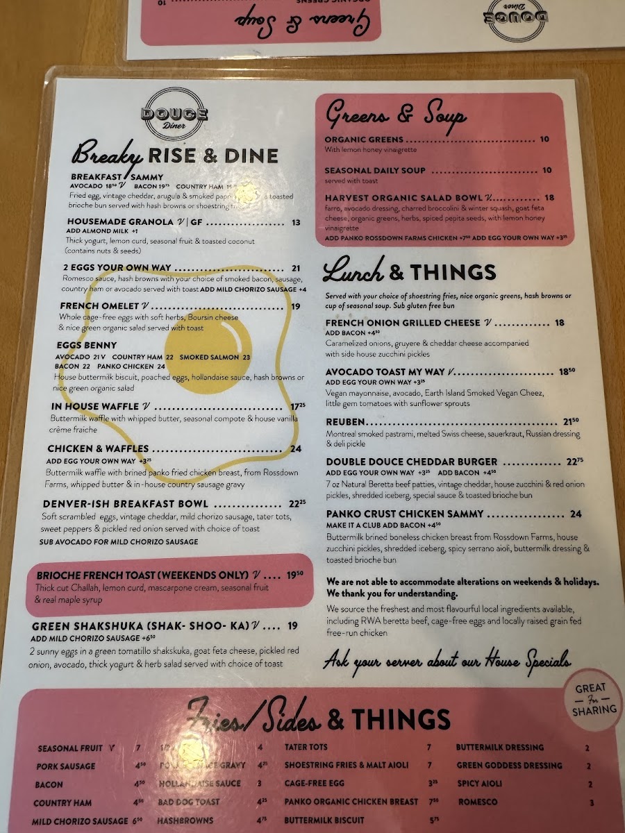 Menu Douce Diner-2