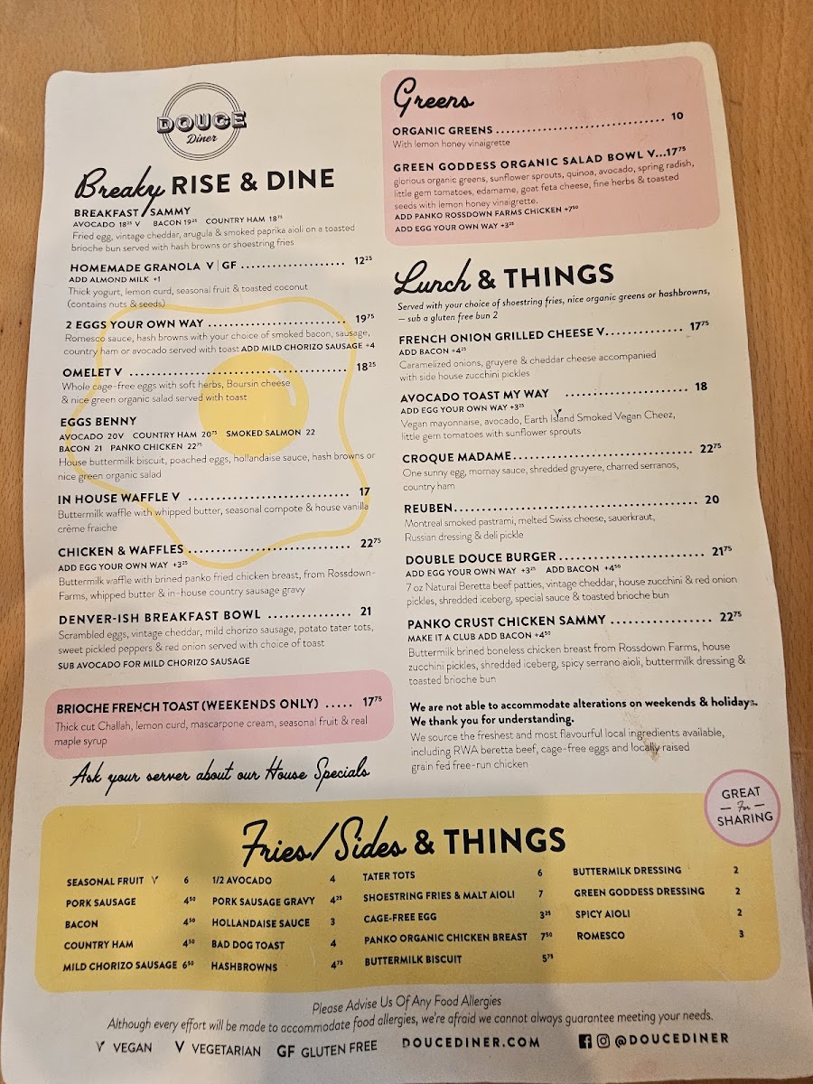 Menu Douce Diner-3