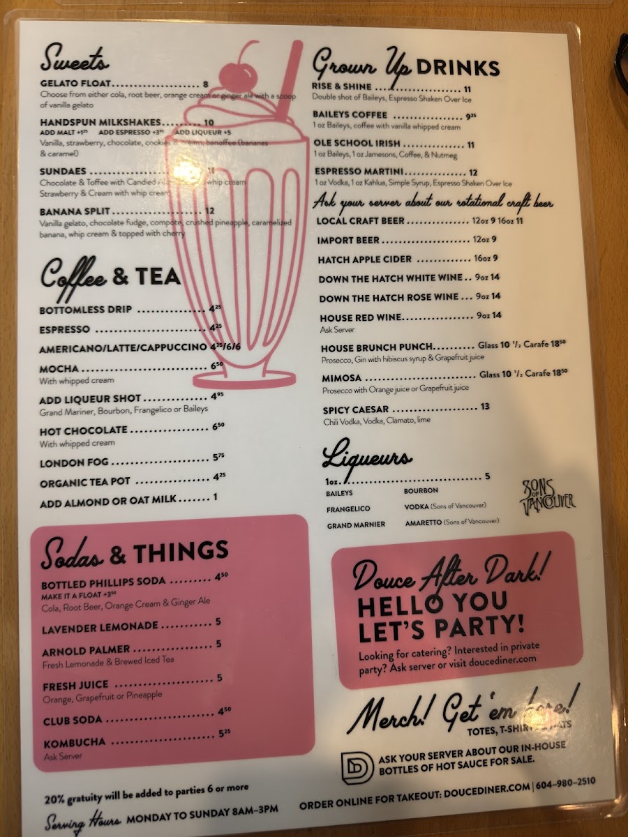 Menu Douce Diner-4