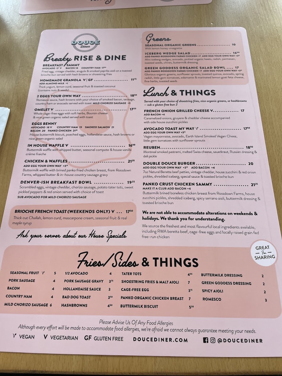 Menu Douce Diner-5