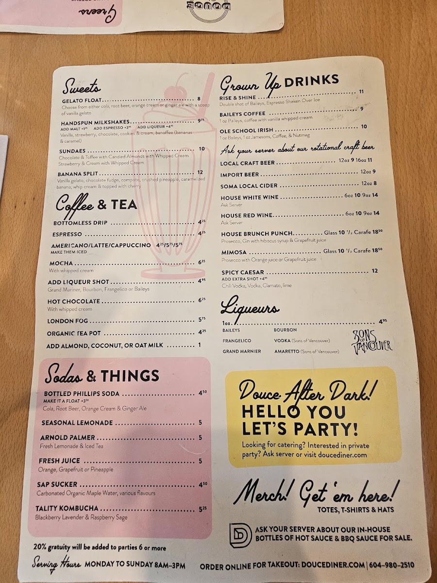 Menu Douce Diner-6