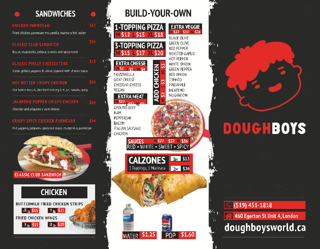 Menu Dough Boys East London-5
