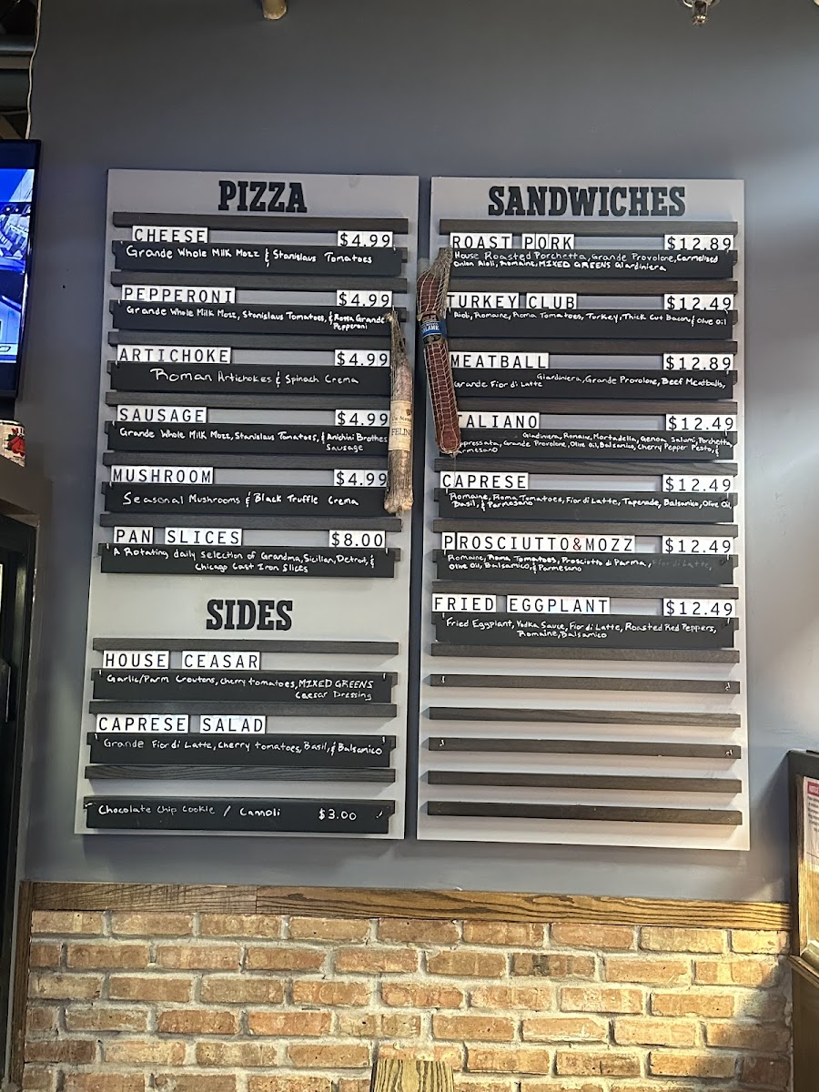 Menu Dough Bros Pizzeria & Sub Shop-1