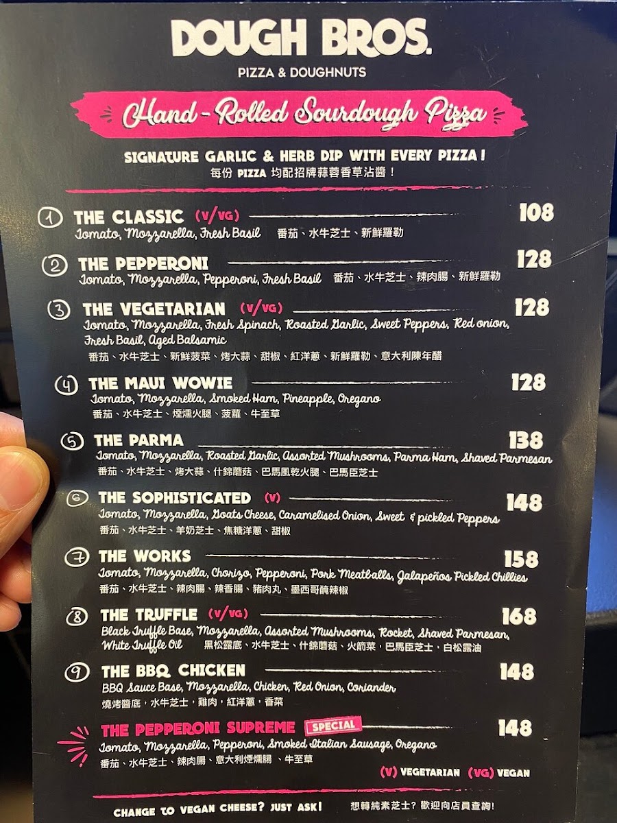 Menu Dough Bros Pizzeria & Sub Shop-4