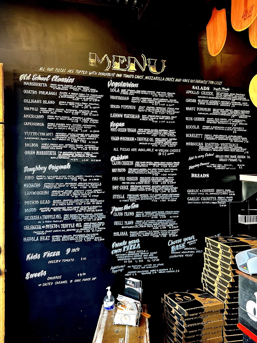 Menu Doughboy Pizza North Bondi-3