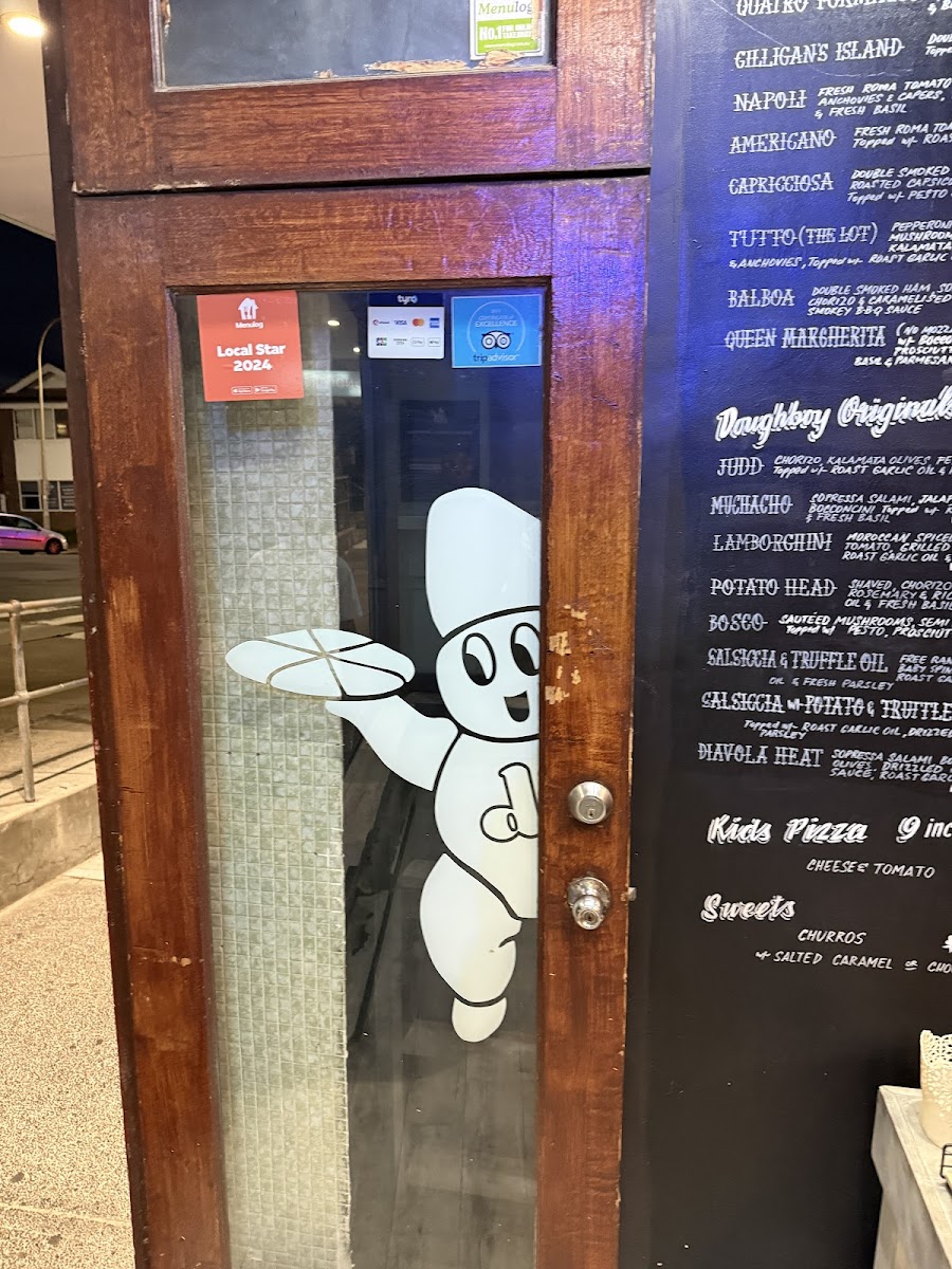 Menu Doughboy Pizza North Bondi-4