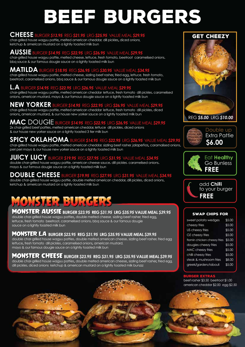 Menu Dougies Grill Bankstown-1