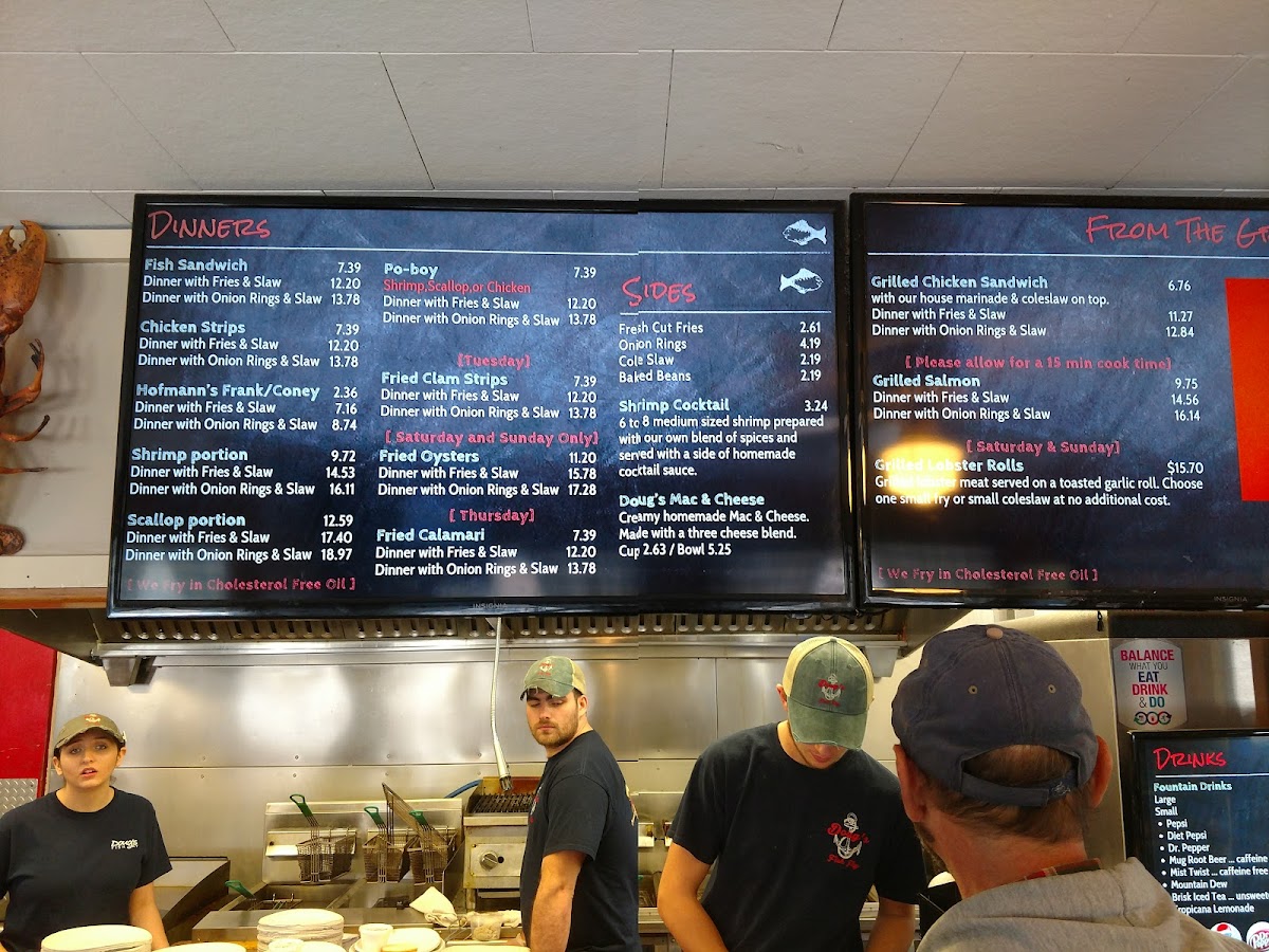 Menu Dougs Fish Fry-8