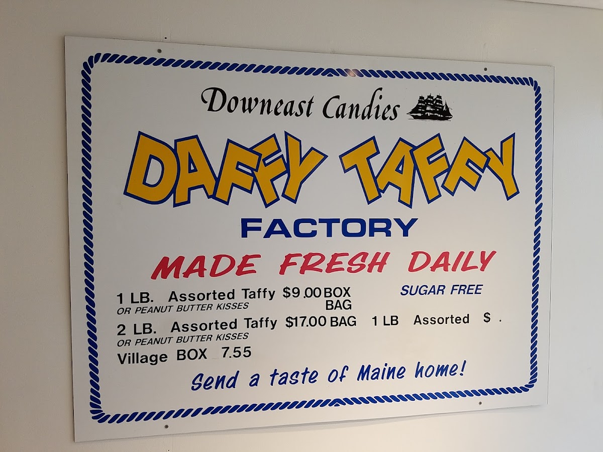 Menu Downeast Candies-3