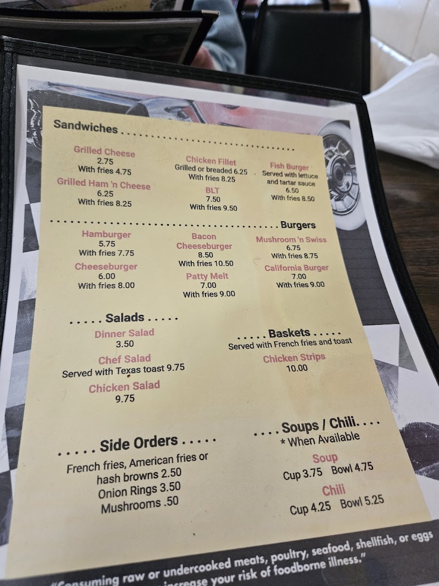 Menu Downtown Diner-5