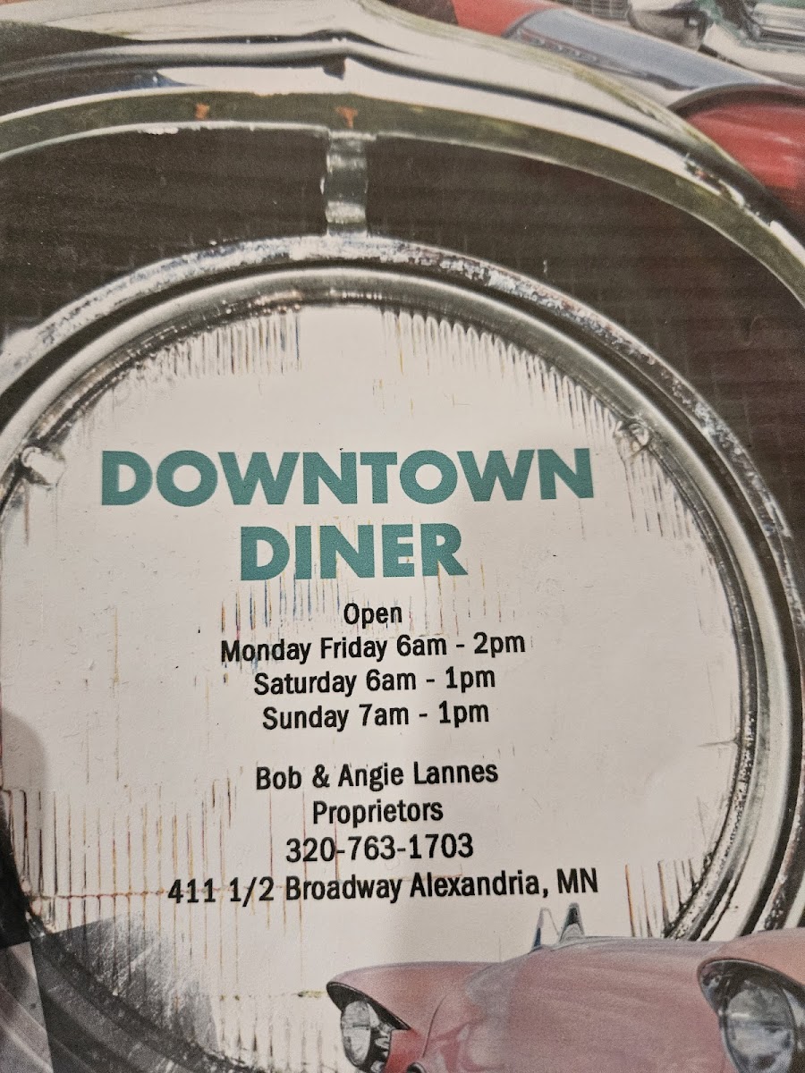 Menu Downtown Diner-6