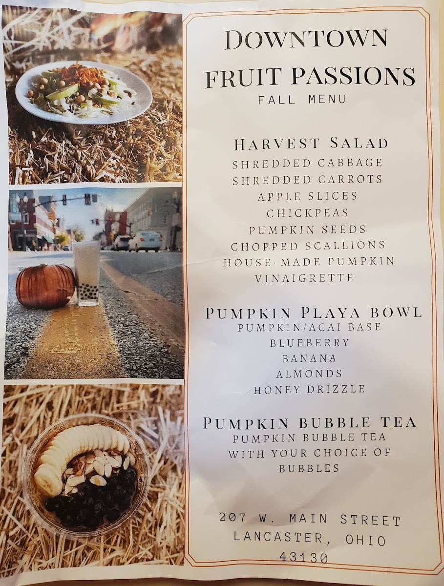 Menu Downtown Fruit Passion-9