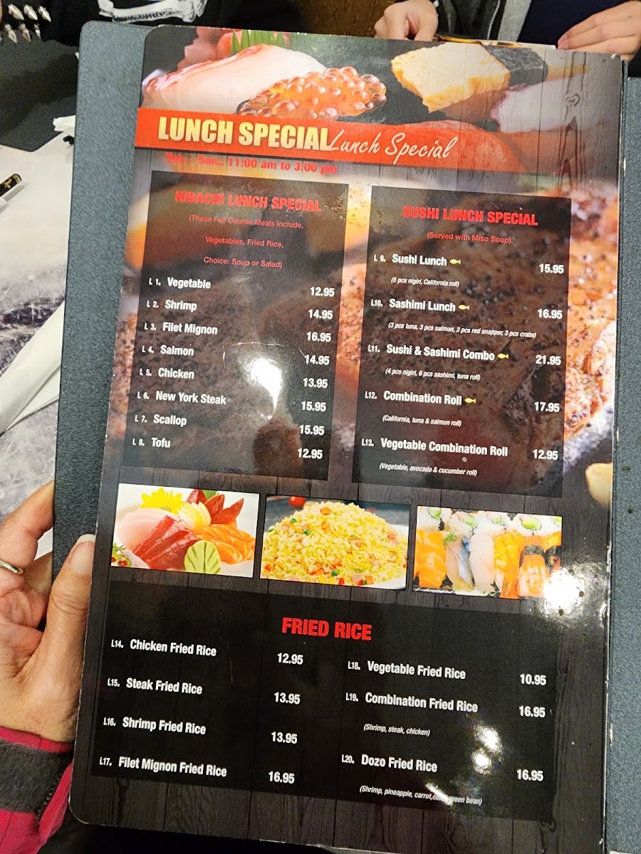 Menu Dozo Japanese Cuisine-10