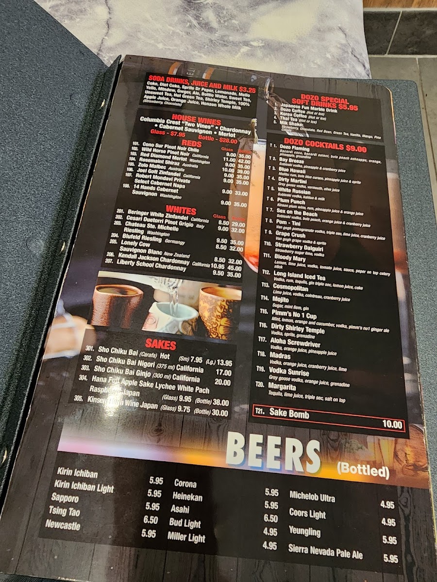 Menu Dozo Japanese Cuisine-4