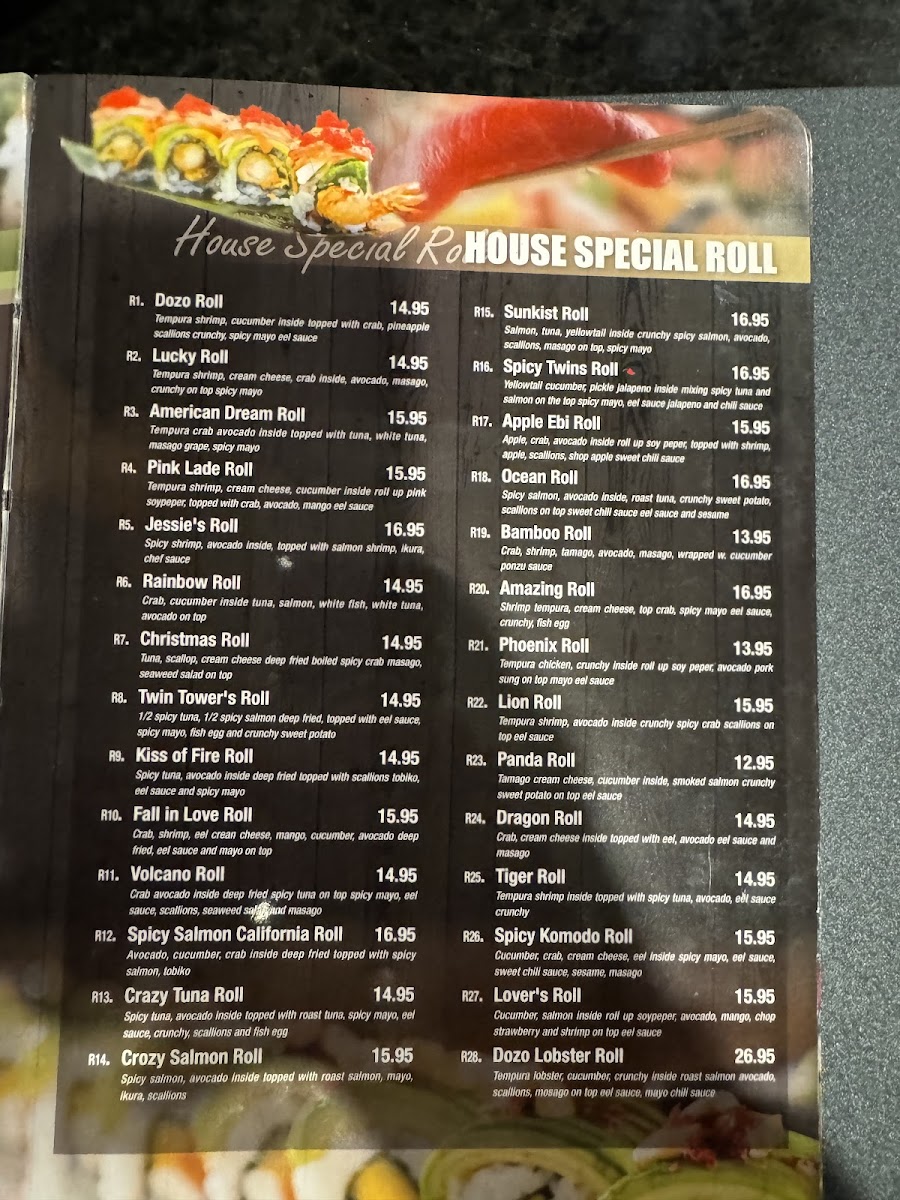 Menu Dozo Japanese Cuisine-5