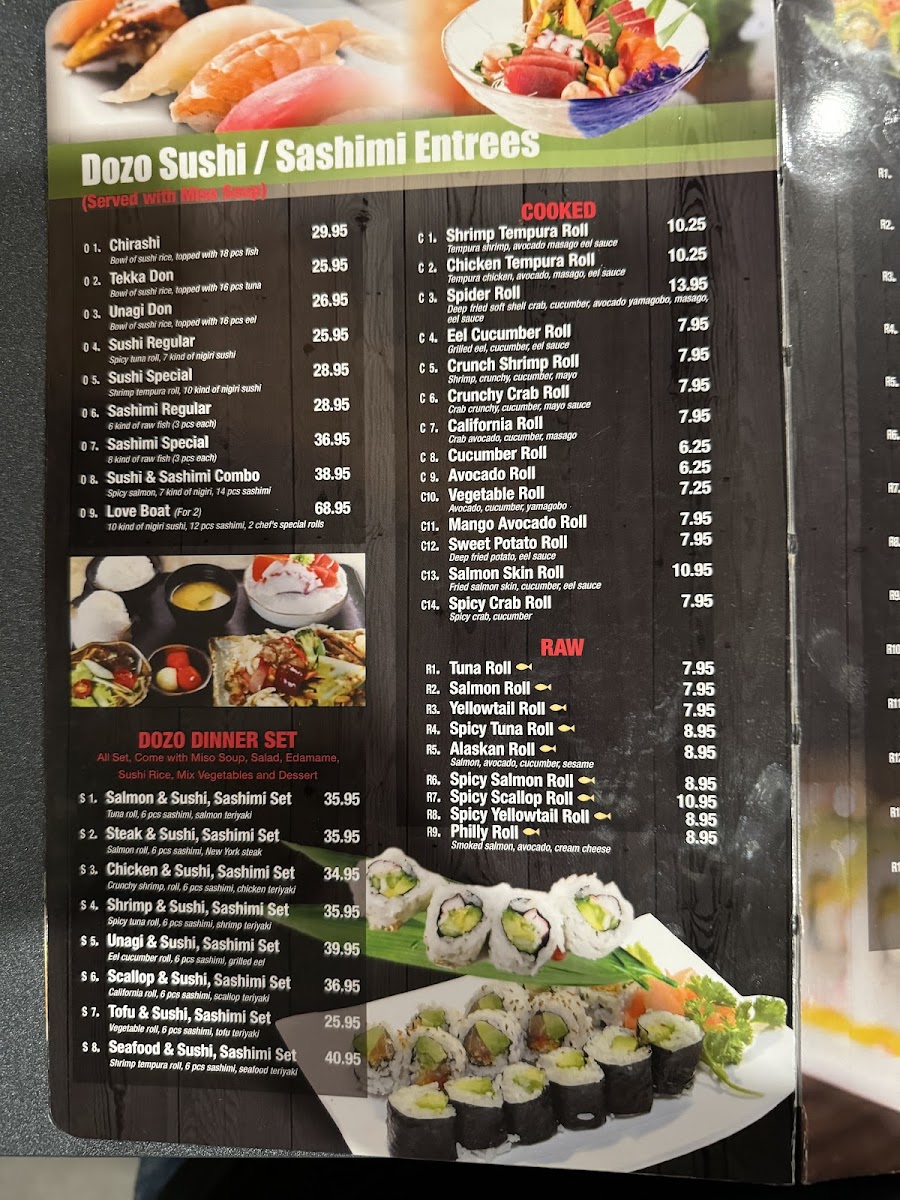 Menu Dozo Japanese Cuisine-6