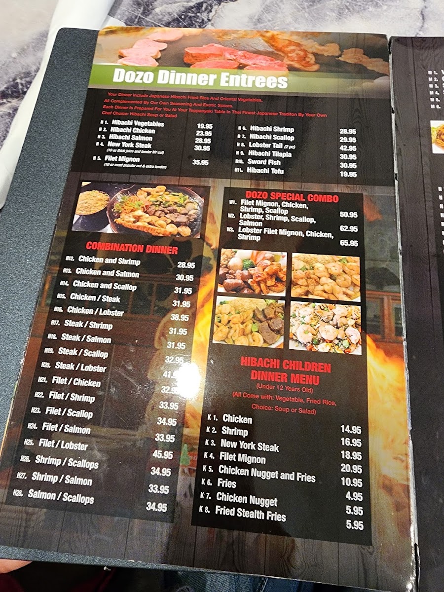 Menu Dozo Japanese Cuisine-8
