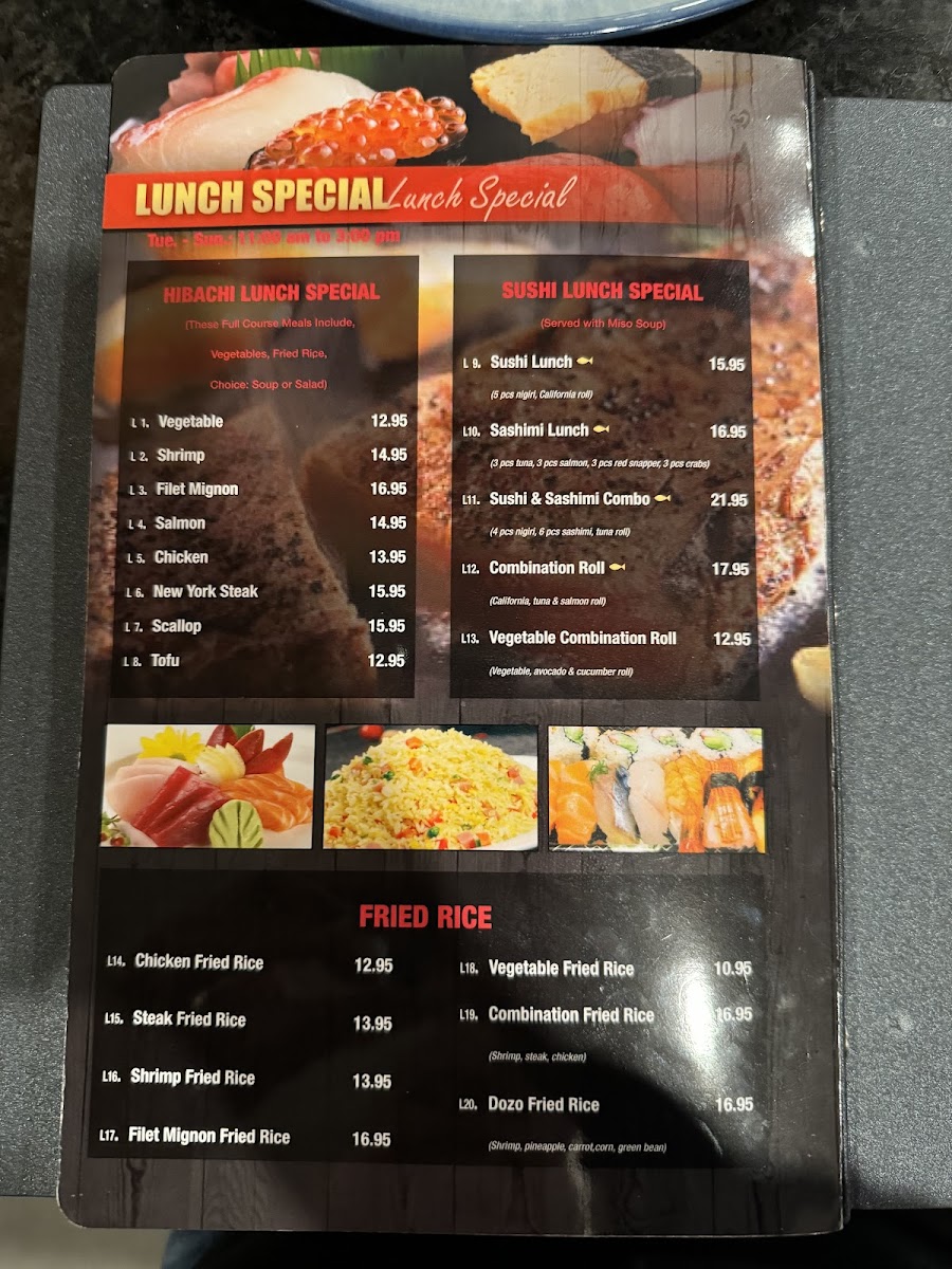 Menu Dozo Japanese Cuisine-9